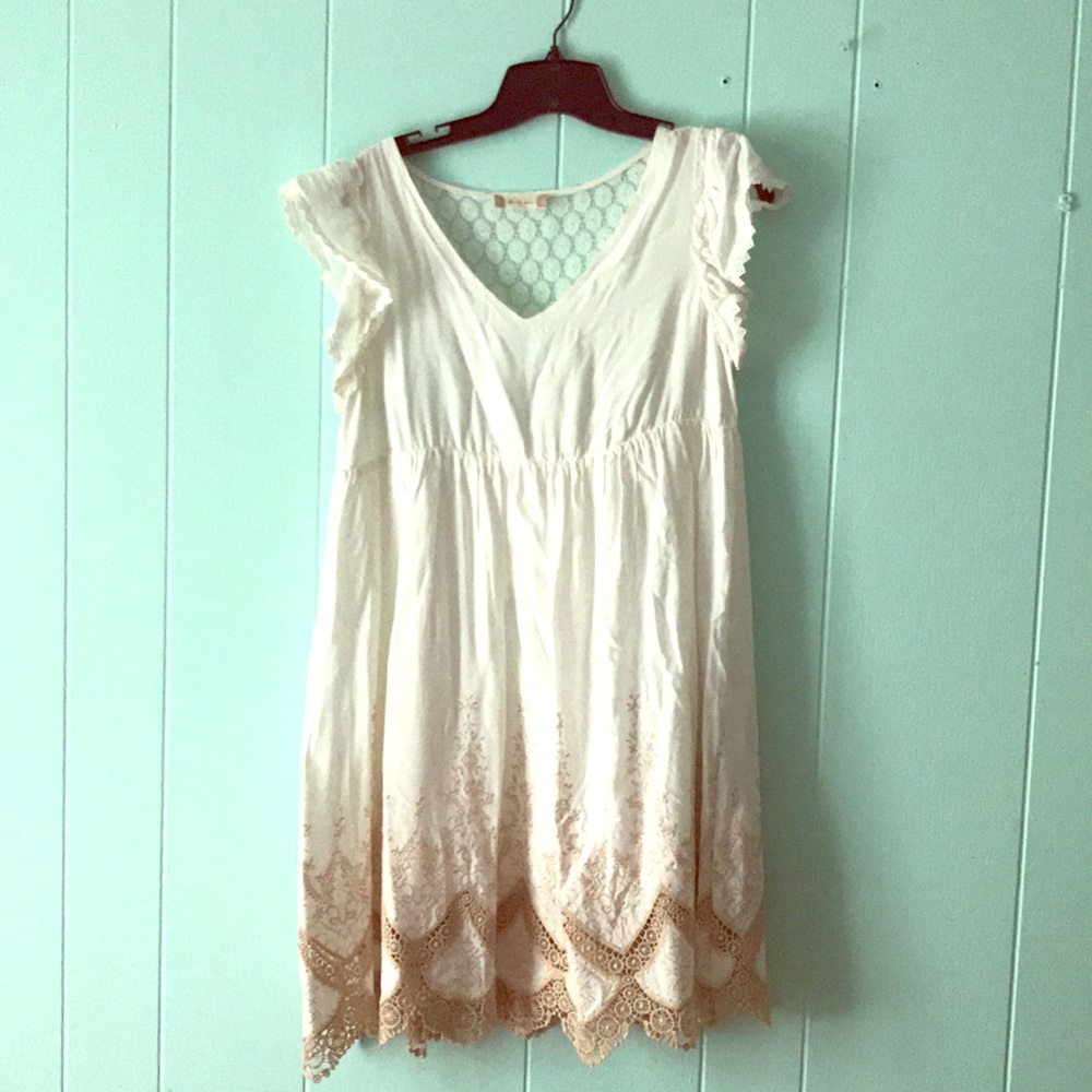 White babydoll dress, worn once